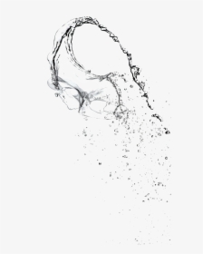 Creative Water Drop Hand Drawing Transparent Decorative - Portable Network Graphics, HD Png Download, Transparent PNG