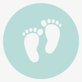 Transparent Baby Foot Print Png - Baby Feet Clipart Black And White, Png Download, Transparent PNG