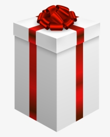 Gift Box With Red Bow Png Clipart - Gift Box Png Transparent, Png Download, Transparent PNG