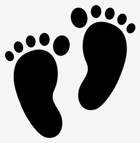 Foot Free Download Png Clipart - Baby Feet Silhouette, Transparent Png, Transparent PNG