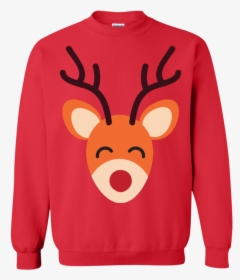 Adorable Big Reindeer Face Matching Family Christmas - Reindeer, HD Png Download, Transparent PNG