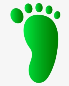 Baby Feet Foot Clipart - Huellas De Color Verde, HD Png Download, Transparent PNG