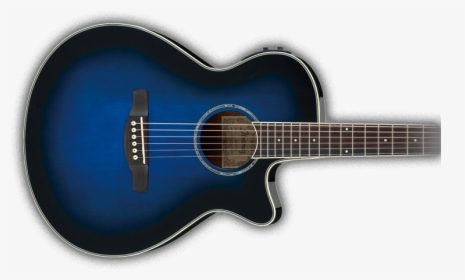 Aeg - Blue Guitar Acoustic Png, Transparent Png, Transparent PNG