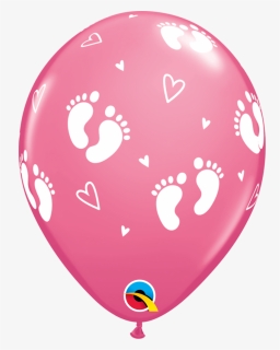 Baby Footprints Png - Blue Balloon For Baby, Transparent Png, Transparent PNG