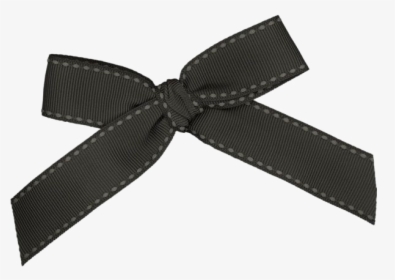Black Bow Ribbon Png Pic - Black Gift Ribbon Png, Transparent Png, Transparent PNG