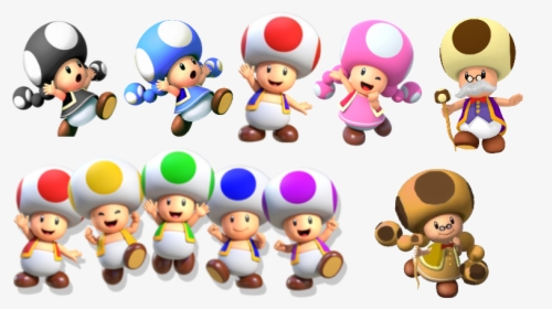 Toads - Toads Mario, HD Png Download, Transparent PNG