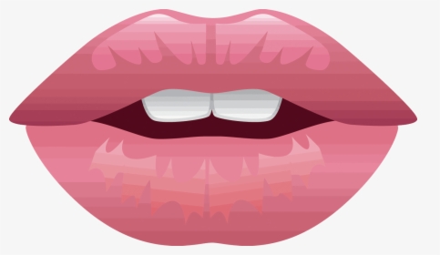 Transparent Mouth Talking Clipart - Cartoon Drawings Of Lip, HD Png Download, Transparent PNG