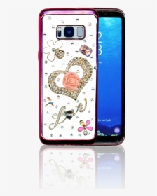 Samsung Galaxy S8 Mm Bling 3d Heart, HD Png Download, Transparent PNG