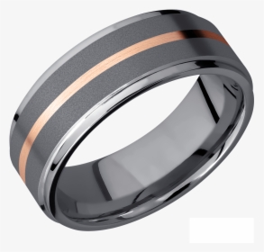 Men S Tantalum & Rose Gold Wedding Ring - Titanium Ring, HD Png Download, Transparent PNG