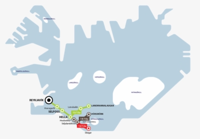 Iceland Thingvellir National Park Map, HD Png Download, Transparent PNG