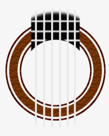 Classical Guitar Simple W O Sound Hole - Guitar Sound Hole Vector, HD Png Download, Transparent PNG