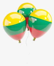 Download Flag Icon Of Lithuania At Png Format - Lithuanian Flag Balloons Png, Transparent Png, Transparent PNG