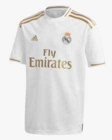 Real Madrid 19/20 Home Youth Jersey   Title Real Madrid - Real Madrid Jersey 19 20, HD Png Download, Transparent PNG