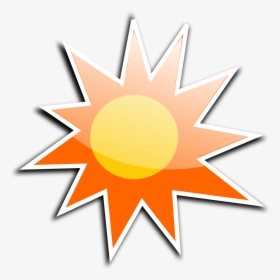 Sun Clip Art With Transparent Background - Güneş, HD Png Download, Transparent PNG