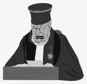 Judge, Man, Law, Person, Standing, Court, Judicial - ผู้ พิพากษา การ์ตูน, HD Png Download, Transparent PNG