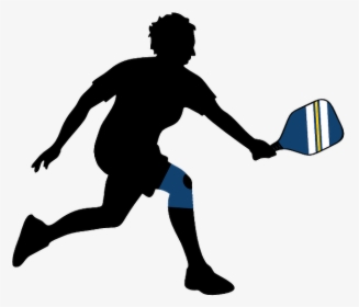 Elk Football Player Clipart Graphic Black And White - Clipart Pickleball, HD Png Download, Transparent PNG