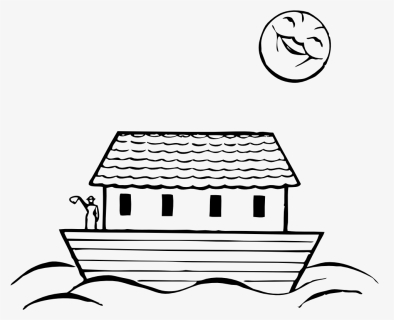 Noah Ark Clipart - Noah's Ark Easy Drawing, HD Png Download, Transparent PNG