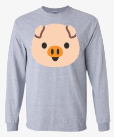 Pig-head Ls Ultra Cotton Tshirt - Support Our Troops Pullover, HD Png Download, Transparent PNG