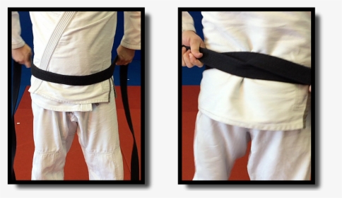Learn To Tie Your Belt The Easiest Way - Karate, HD Png Download, Transparent PNG