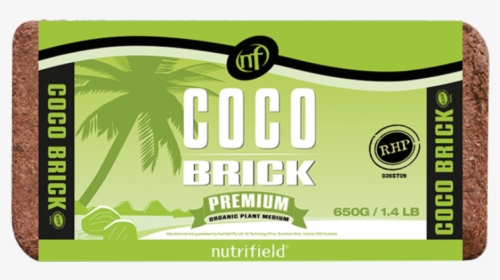 Coir Brick Single - Nutrifield Coco Brick, HD Png Download, Transparent PNG