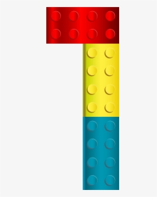 Lego Number One Png - Lego Number Clipart, Transparent Png, Transparent PNG