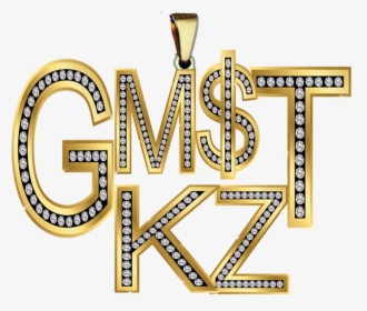 #gmst #diamond #gold #chain #necklace #jewerly #logo - Calligraphy, HD Png Download, Transparent PNG