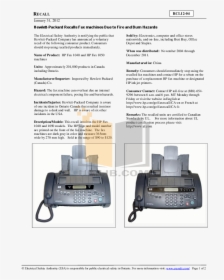 Pdf For Hp Fax Machine Fax-1050 Manual - Military Robot, HD Png Download, Transparent PNG