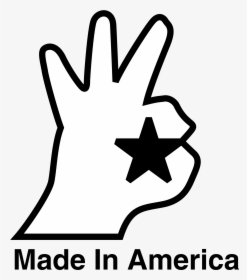 Made In America Logo Png Transparent - Made In Usa Hand Logo, Png Download, Transparent PNG