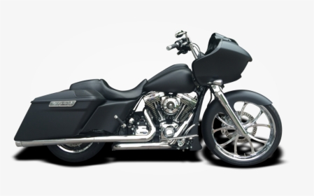 Bagger Harley Davidson Touring With 4.5 Inch Exhaust, HD Png Download, Transparent PNG