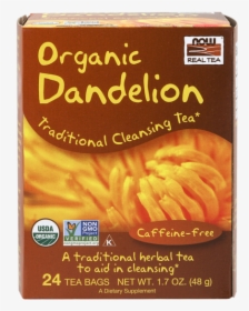 Now Foods Dandelion Cleansing Herbal Tea - Now Foods Tea, HD Png Download, Transparent PNG