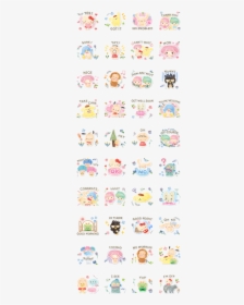 Sanrio Characters Line Sticker Gif & Png Pack, Transparent Png, Transparent PNG