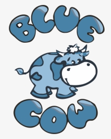 Blue Cow Png Clipart , Png Download - Blue Cow Clipart, Transparent Png, Transparent PNG