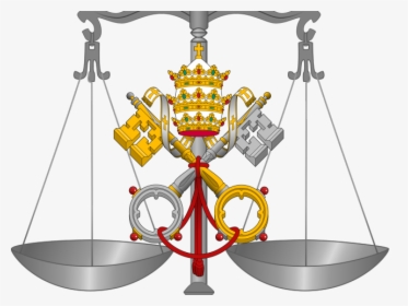 Lawyer Clipart Scales Justice - Vatican Pope Coat Of Arms, HD Png Download, Transparent PNG