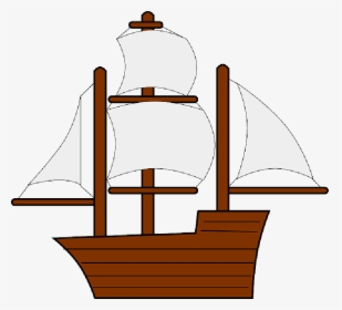 Boat Clipart Sailing Boat - Sail Ship Clipart, HD Png Download, Transparent PNG