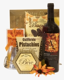 Apothic Inferno Wine Gift Basket, Apothic Gift Basket, - Glass Bottle, HD Png Download, Transparent PNG