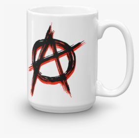 Anarchy Symbol Mug Great Punk Anarchist Sign Coffee - Kelly The Office Mug, HD Png Download, Transparent PNG