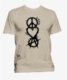 Peace Love Anarchy 2 Mockup Mens Sand - Pink Floyd T Shirt Albums, HD Png Download, Transparent PNG