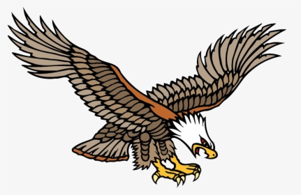 Bald Artist Flying The Sea Carving Computer - Old School Eagle Tattoo Png, Transparent Png, Transparent PNG