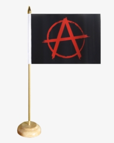Anarchy Red Table Flag - Drapeau Anarchy, HD Png Download, Transparent PNG