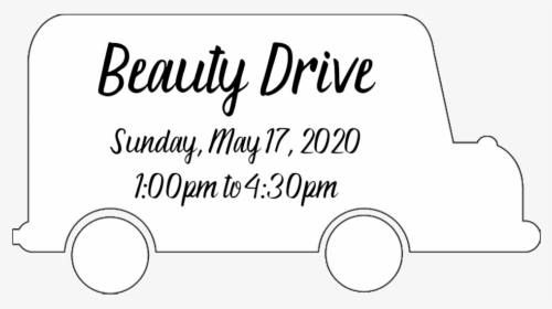 Beauty Bus Foundation Beauty Drive May 17 2020 - Line Art, HD Png Download, Transparent PNG