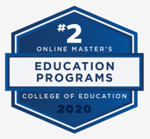 #2 - 2020 Rankings - Online Masters - Education Programs - Sign, HD Png Download, Transparent PNG