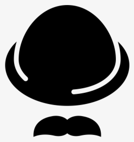 Hat With Mustache - Moustache, HD Png Download, Transparent PNG