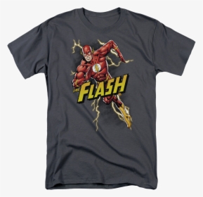 Lightning Flash Dc Comics T-shirt - Alex Carushow, HD Png Download, Transparent PNG