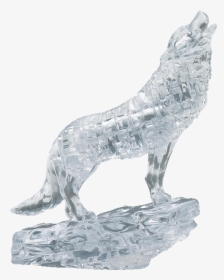 3d Crystal Puzzle Wolf, HD Png Download, Transparent PNG
