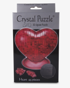 Red Heart 3d Crystal Jigsaw Puzzle 46 Pieces Fun Activity - Jigsaw Puzzle, HD Png Download, Transparent PNG