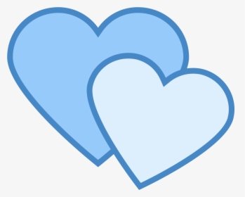 The Icon Shows Two Heart Shapes - Portable Network Graphics, HD Png Download, Transparent PNG