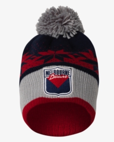 Melbourne Demons 2020 Adults Mens Winter Pom Pom Beanie - Melbourne Football Club, HD Png Download, Transparent PNG