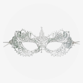 Grey Lace Mask - Masque, HD Png Download, Transparent PNG