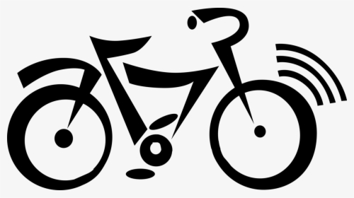 Vector Illustration Of Bicycle Bike Or Cycle Human - Bicycle, HD Png Download, Transparent PNG