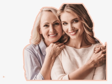 Adult Mother And Daughter , Png Download - Adult Daughter And Mother, Transparent Png, Transparent PNG